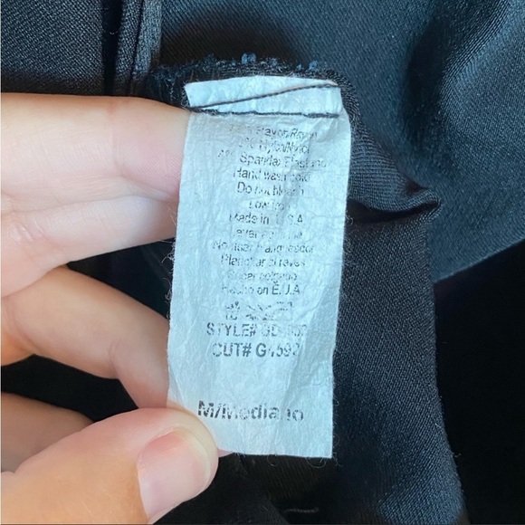 Black Bodycon Backless Mini Dress M - Picture 7 of 8